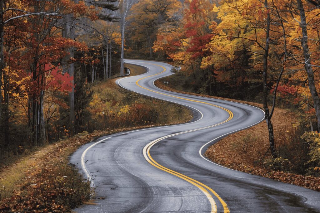 Momenta image for motor finance shows road in autumn